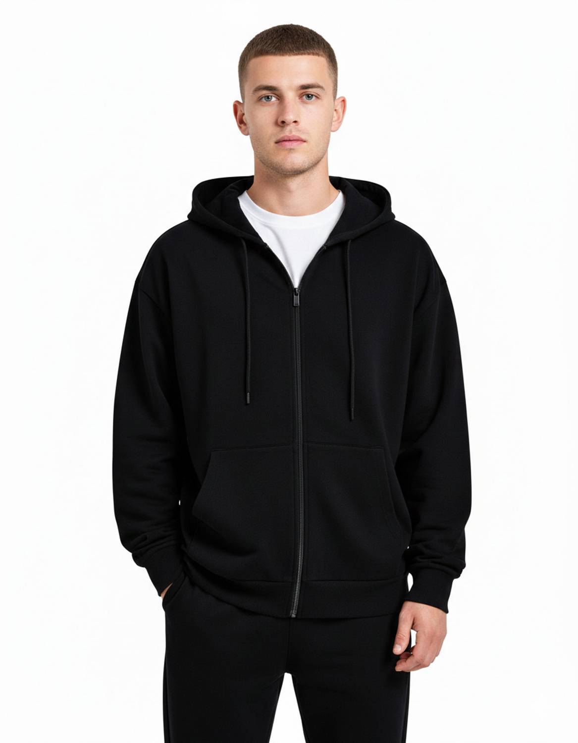 BubbleTwyst Full Sleeve Solid Men Sweatshirt