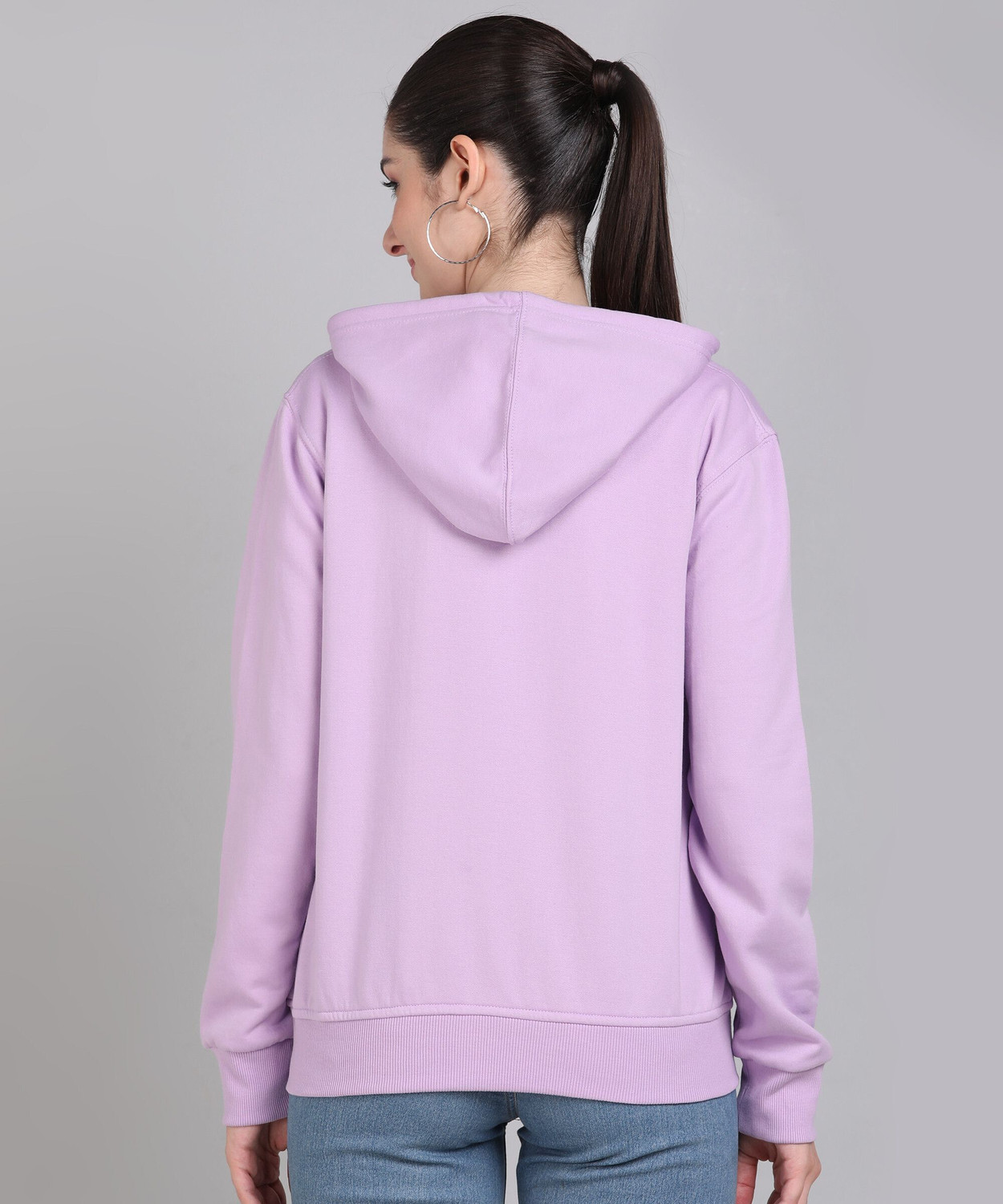 Image of Alan Jones Full Sleeve Solid Women Sweatshirt