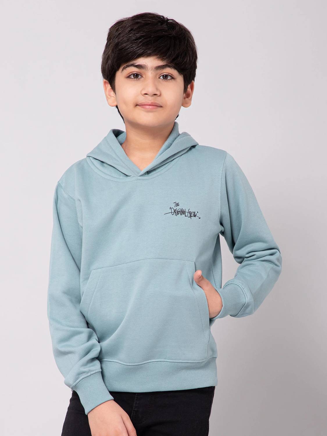 Alan Jones Full Sleeve Solid Boys Sweatshirt