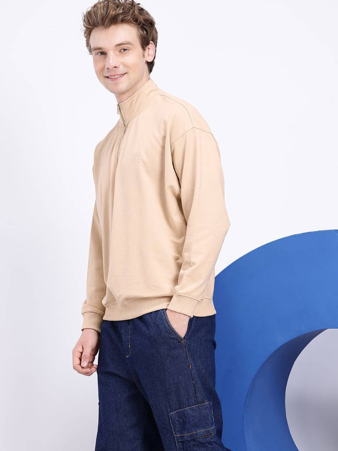 AEROPOSTALE Full Sleeve Solid Men Sweatshirt