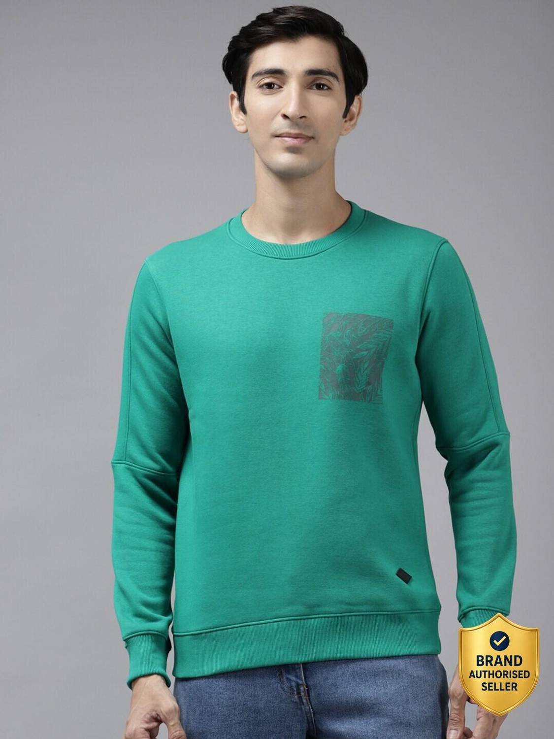 Blackberrys Full Sleeve Printed Men Sweatshirt