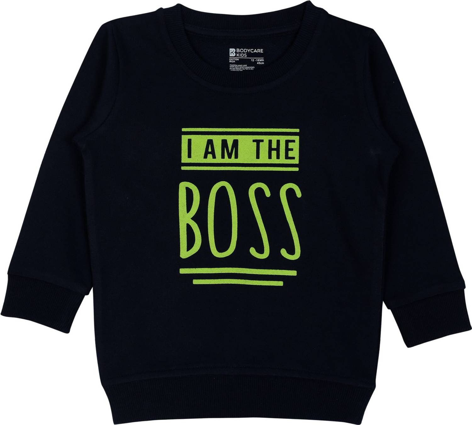 BodyCare Full Sleeve Printed Baby Boys Sweatshirt