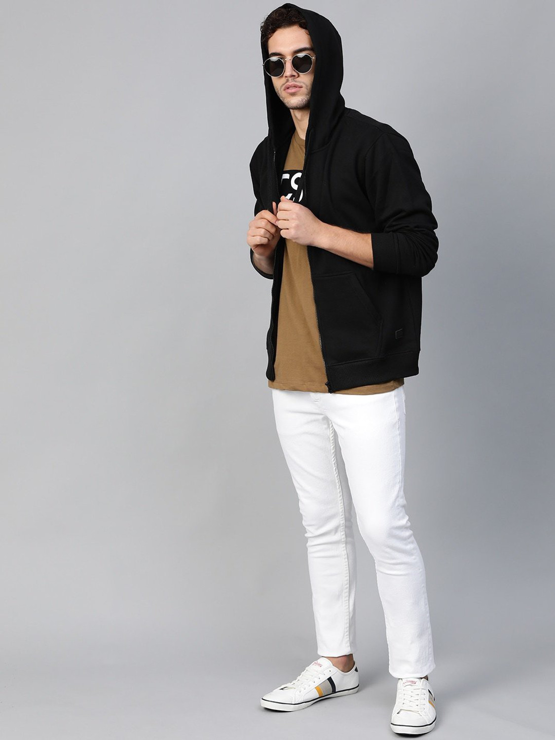Image of Roadster Full Sleeve Solid Men Sweatshirt