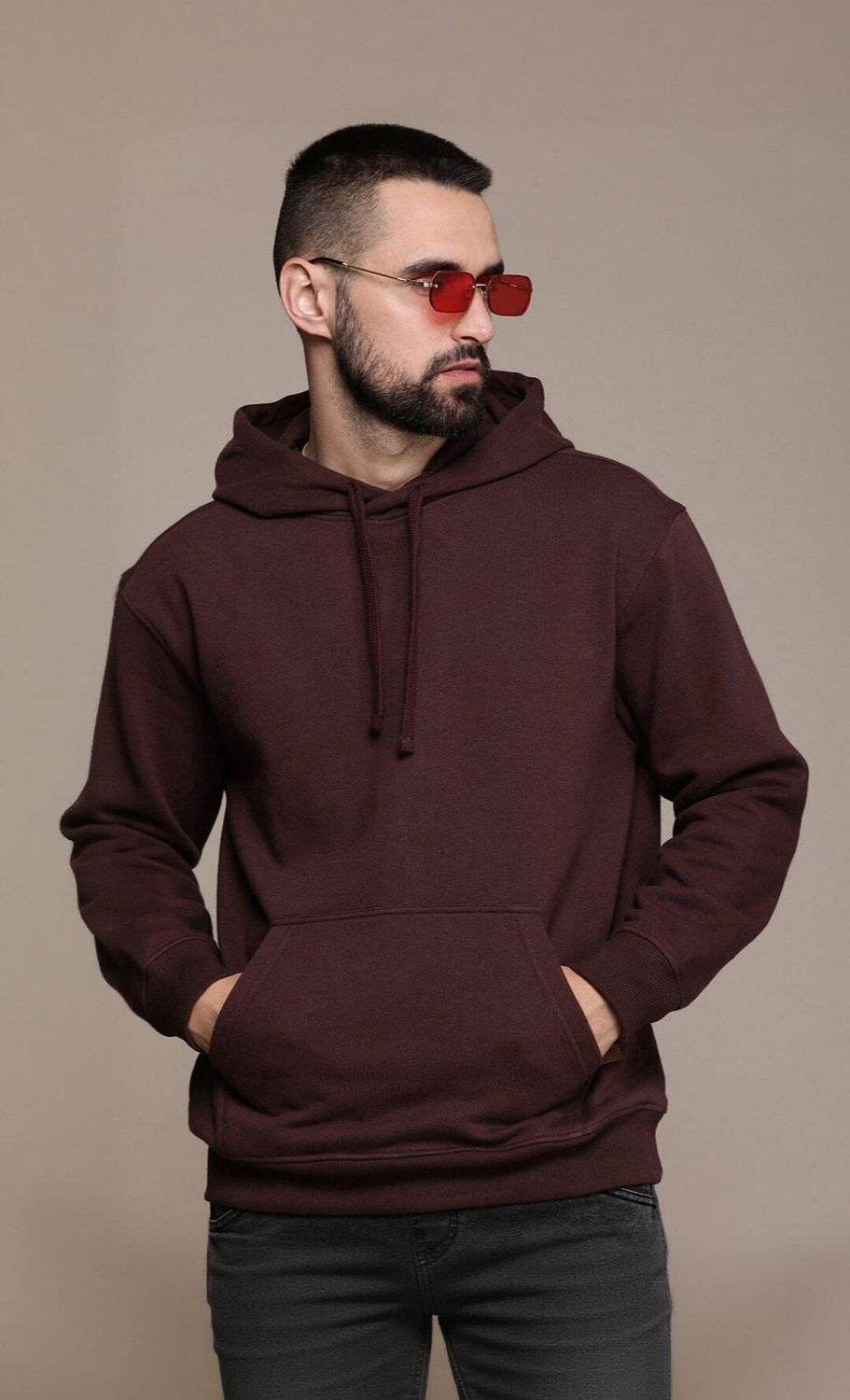 Image of Roadster Full Sleeve Solid Men Reversible Sweatshirt