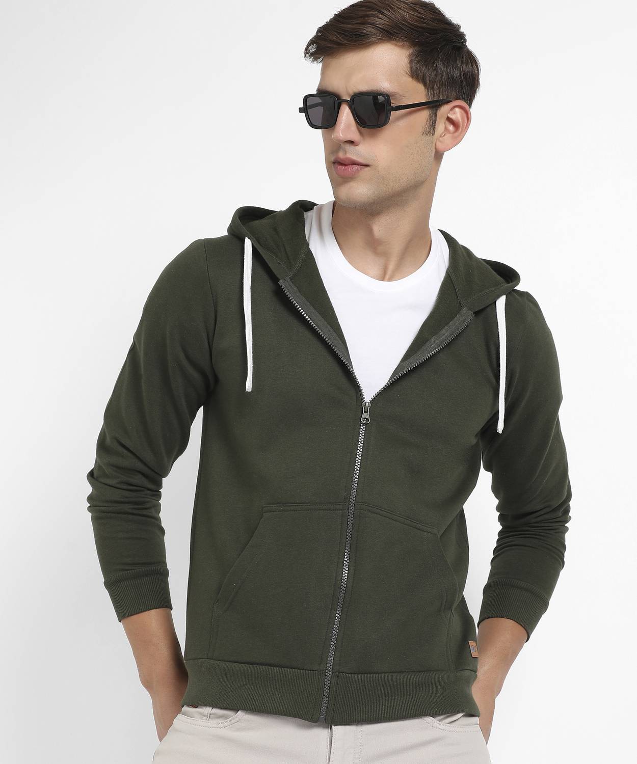 CAHOOT Full Sleeve Solid Men Sweatshirt