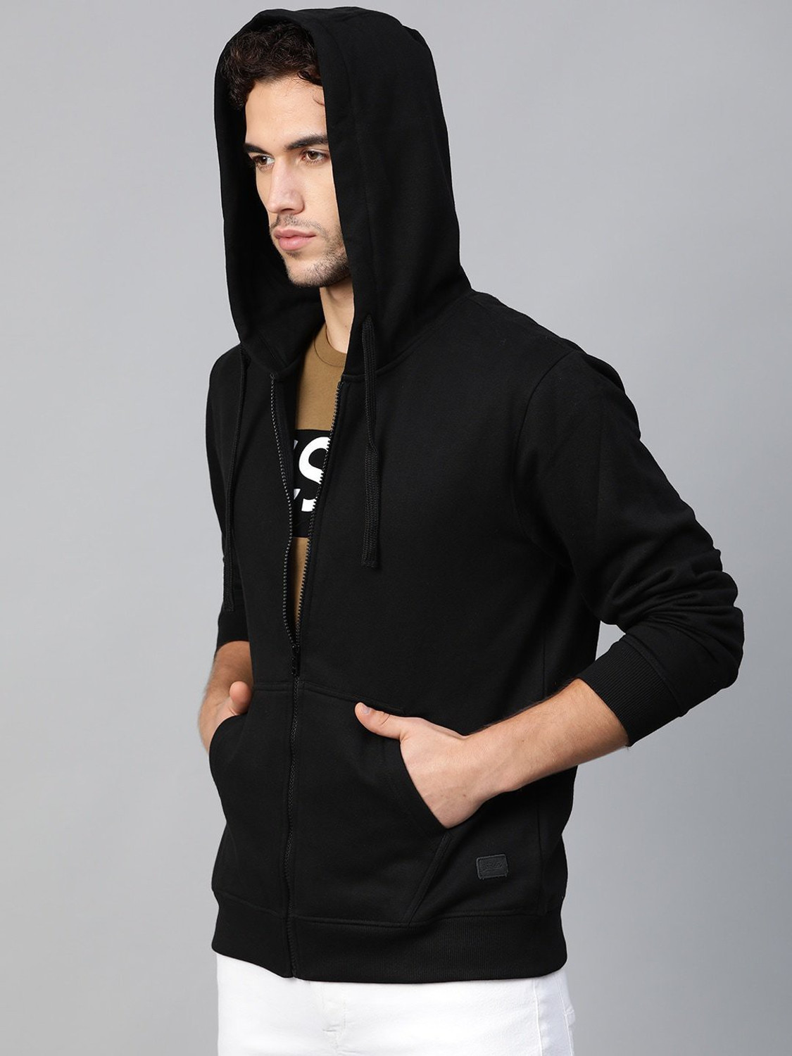 Image of Roadster Full Sleeve Solid Men Sweatshirt