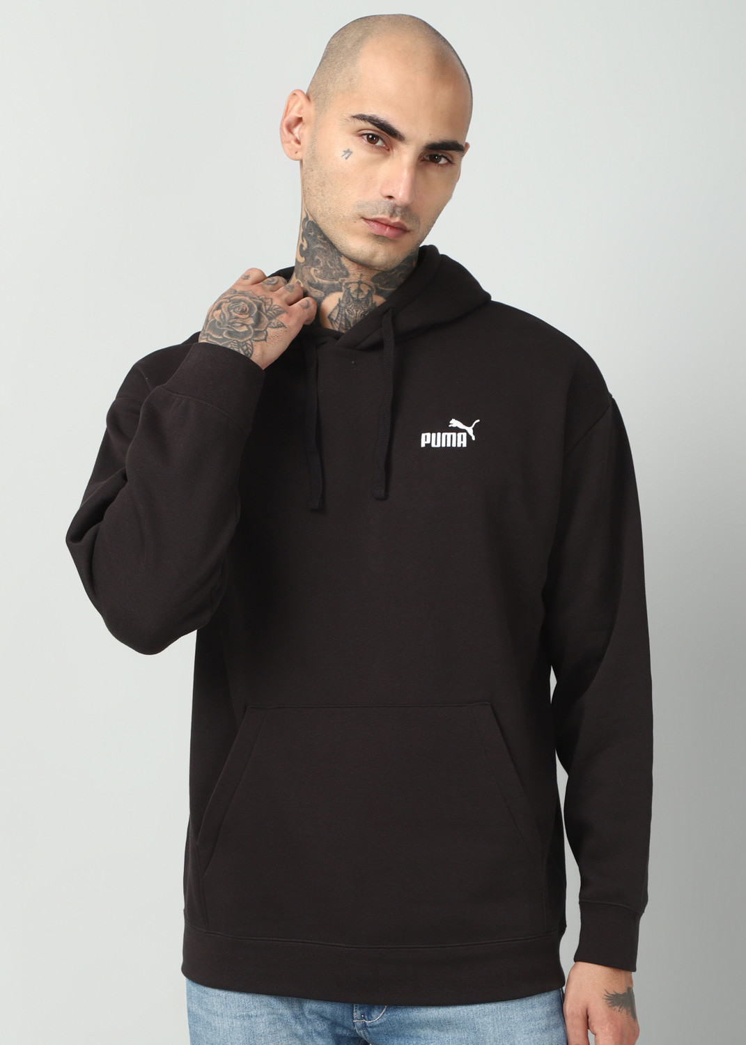 Image of PUMA Full Sleeve Solid Men Sweatshirt