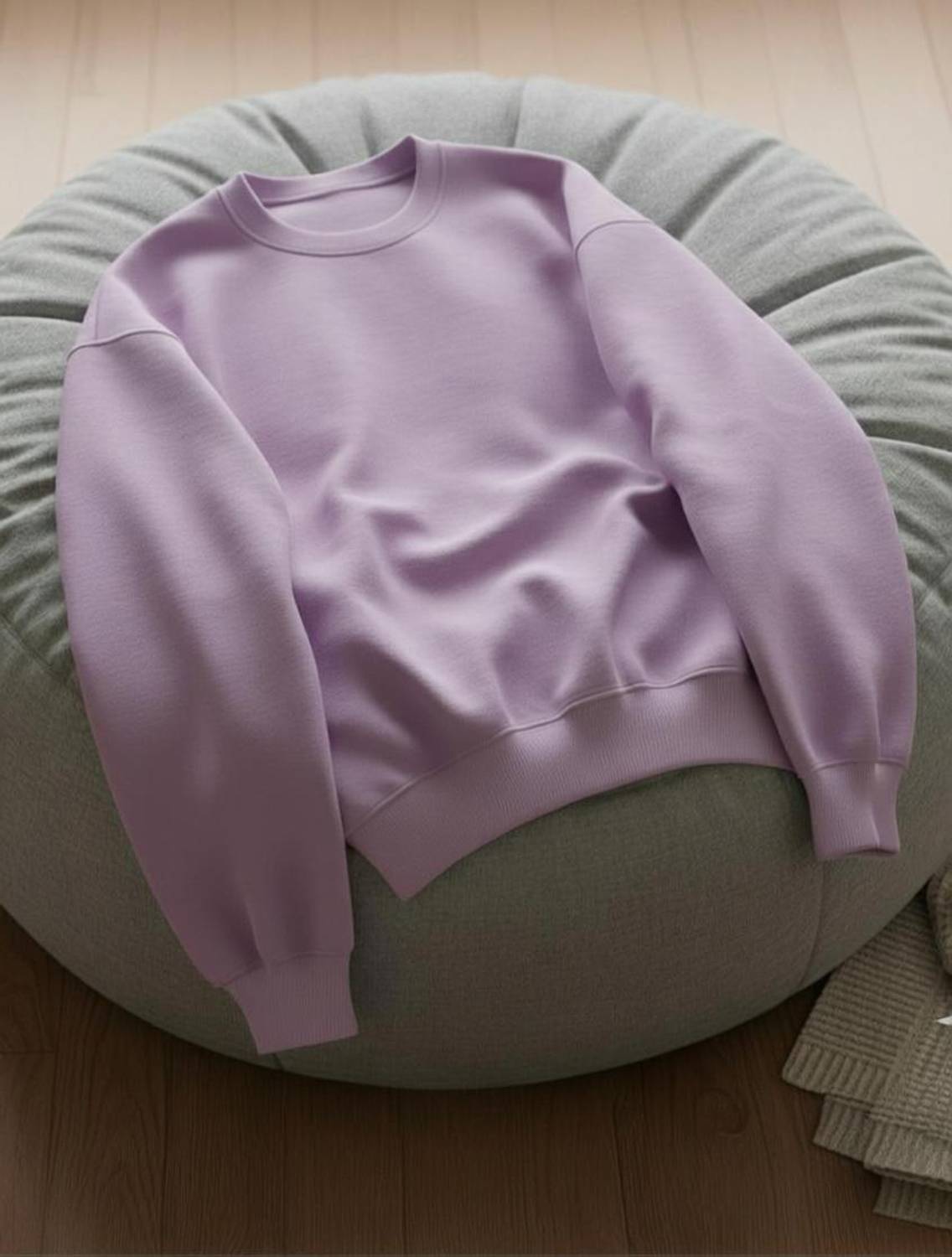Attirea Full Sleeve Solid Men Sweatshirt