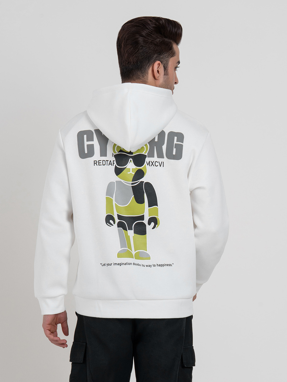 Image of RED TAPE Full Sleeve Graphic Print Men Sweatshirt