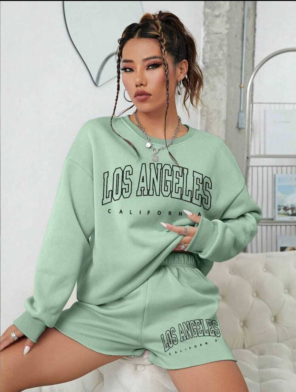 Androecium Full Sleeve Printed Women Sweatshirt