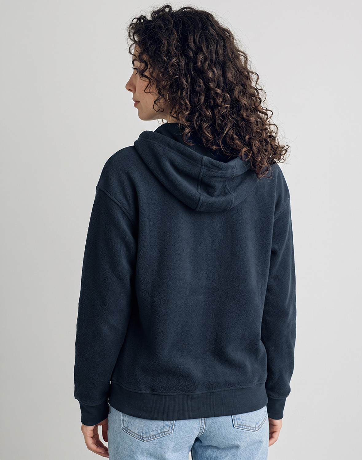 Image of Allen Solly Women Full Sleeve Solid Hooded Sweatshirt