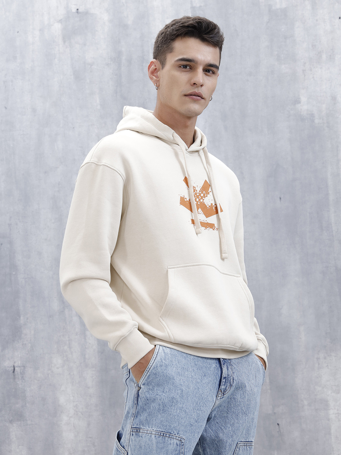 Image of WROGN Full Sleeve Solid Men Sweatshirt