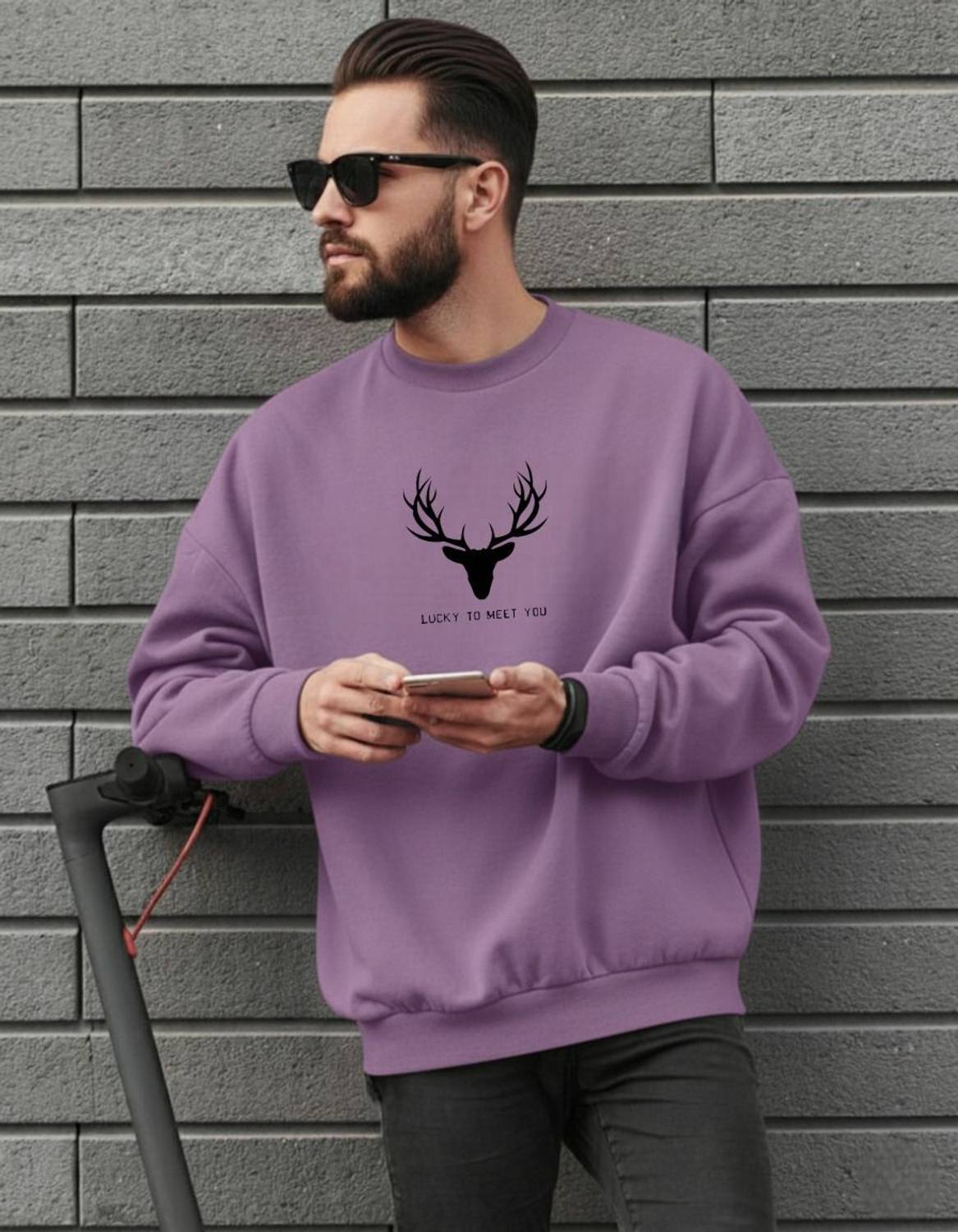 ADIXUS Full Sleeve Solid Men & Women Sweatshirt