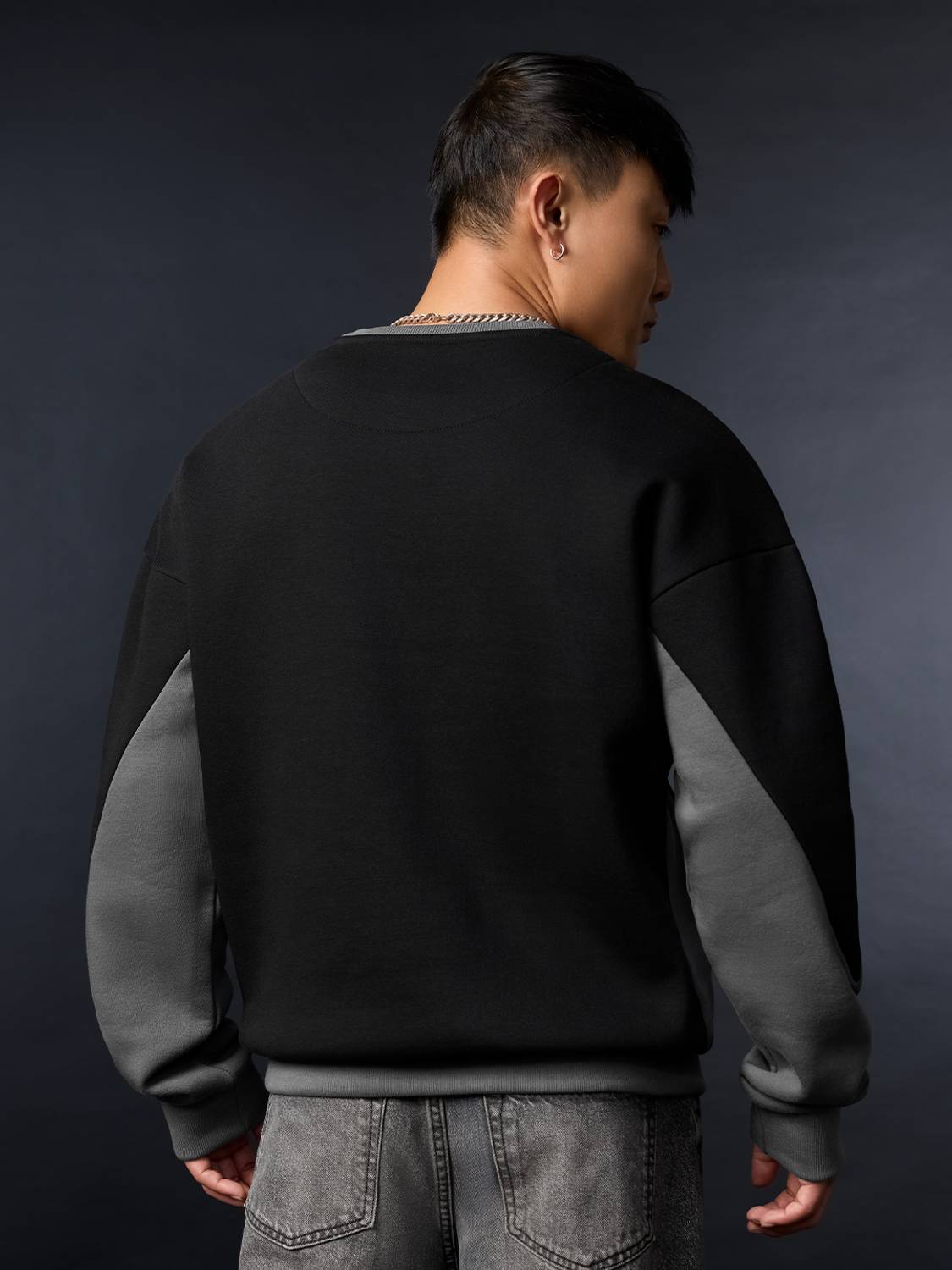 The Souled Store Full Sleeve Embroidered Men Sweatshirt - Image 2