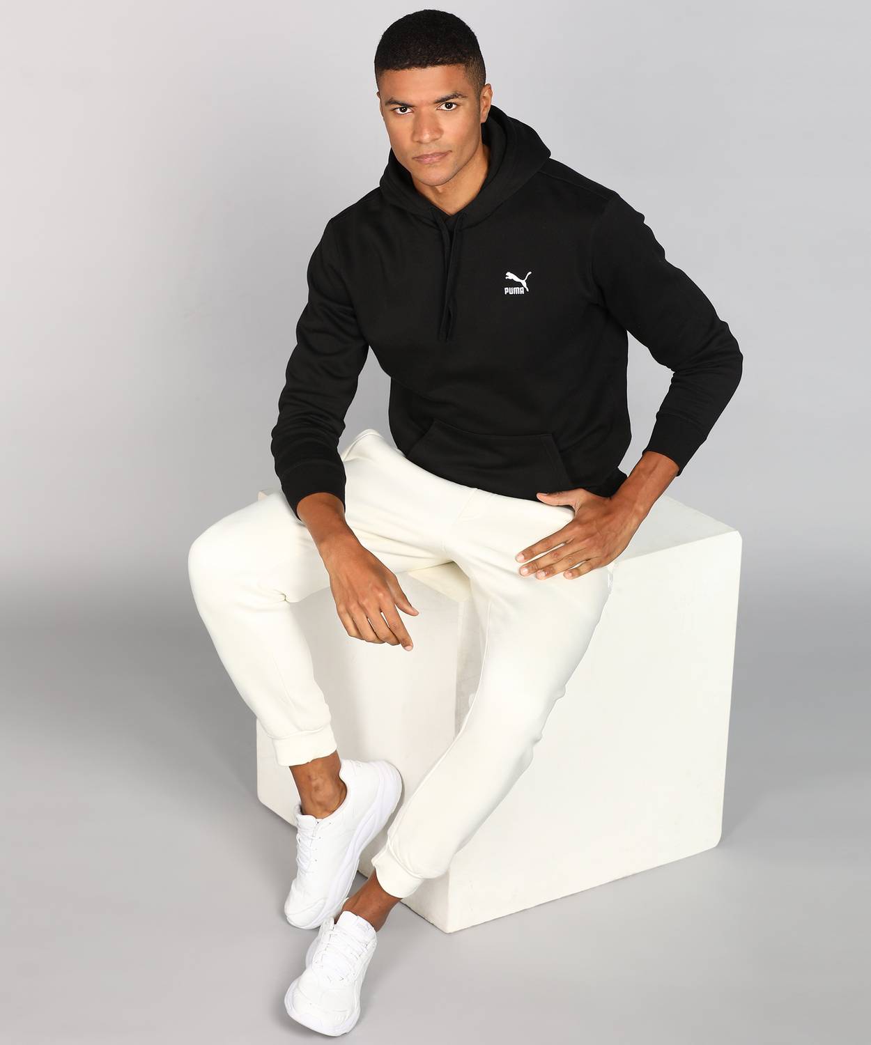 PUMA Full Sleeve Solid Men Sweatshirt - Image 2
