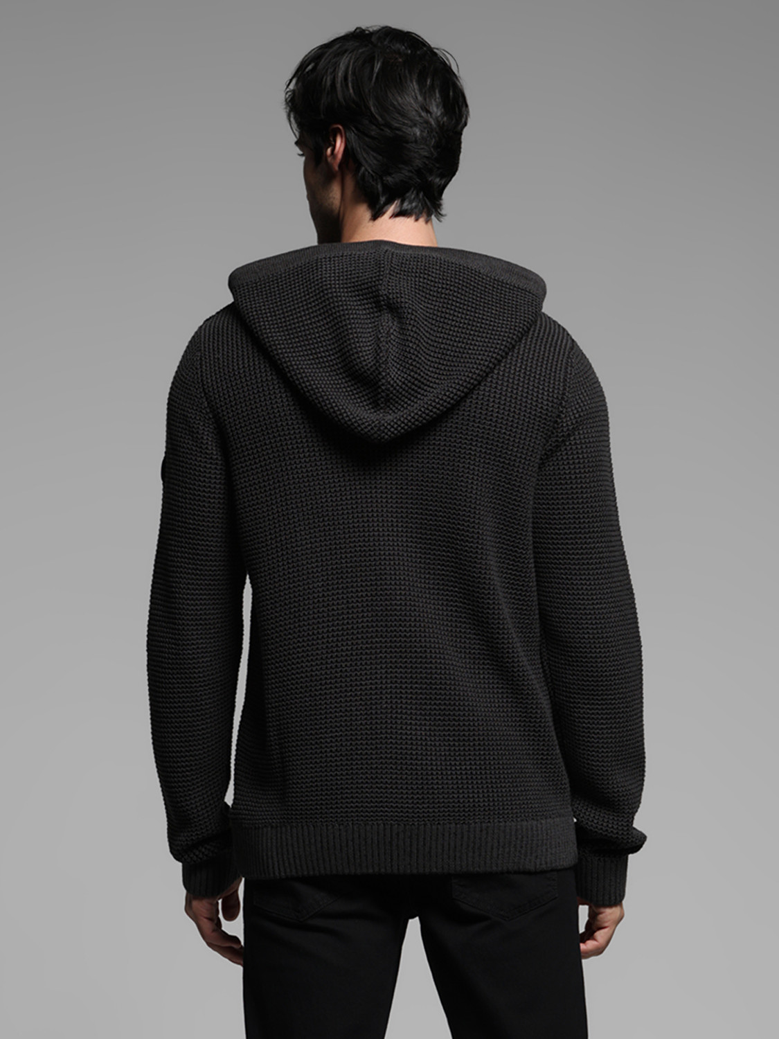 Image of JACK & JONES Full Sleeve Self Design Men Sweatshirt