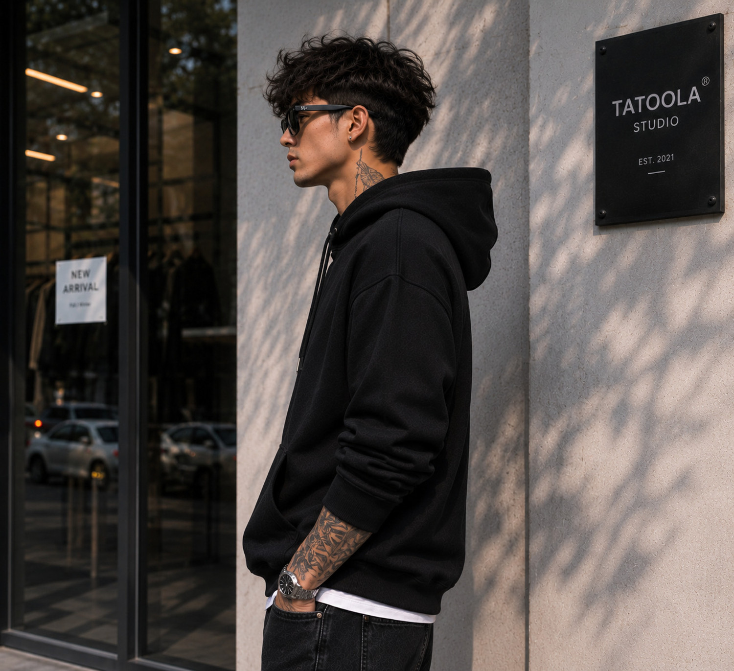 Image of YUGAKNITFASHION Full Sleeve Solid Men Sweatshirt