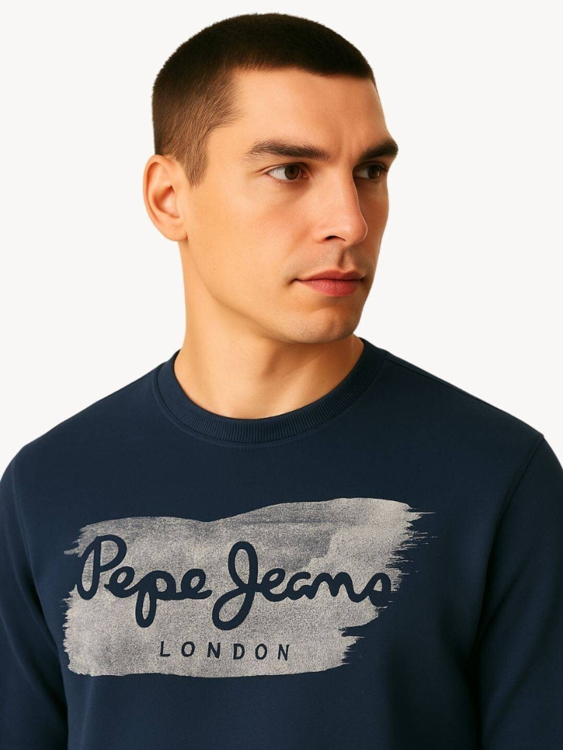 Image of Pepe Jeans Full Sleeve Graphic Print Men Sweatshirt