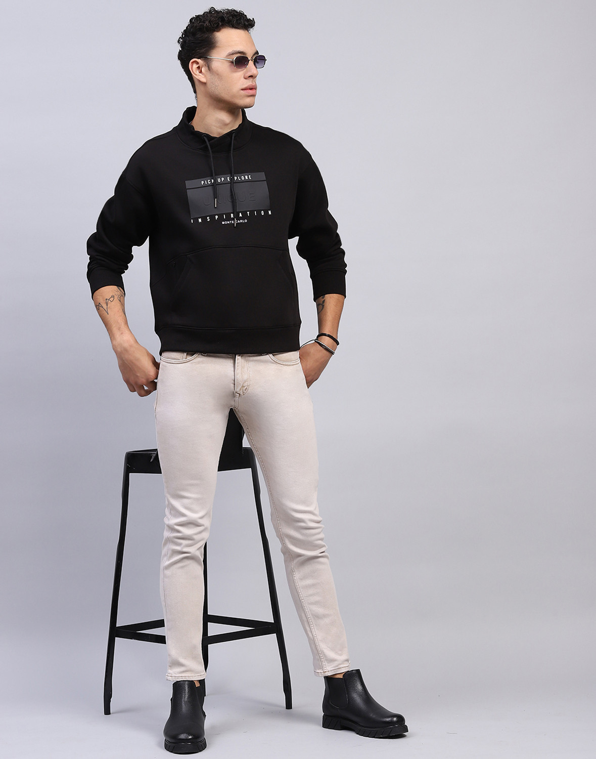 Image of MONTE CARLO Full Sleeve Printed Men Sweatshirt