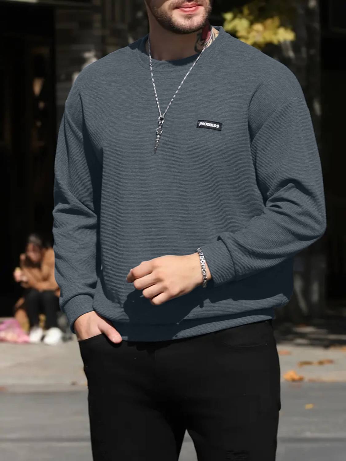 sti Full Sleeve Solid Men Sweatshirt - Image 5