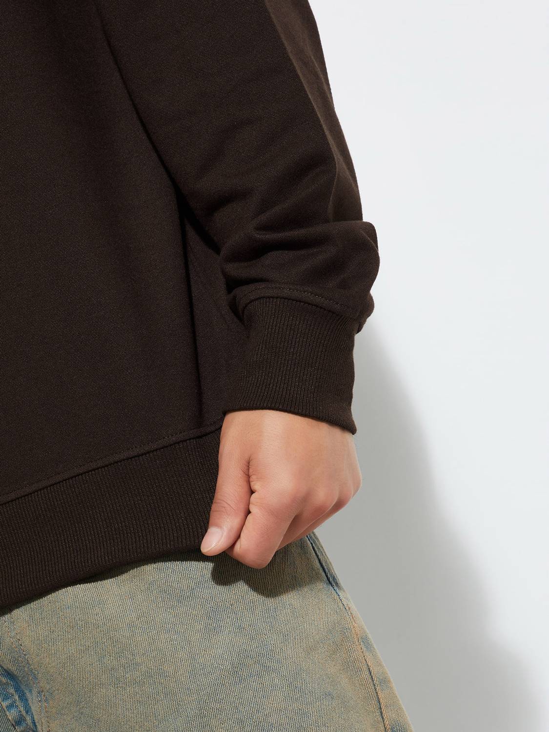 MAX Men Half Sleeve Solid Sweatshirt - Image 4