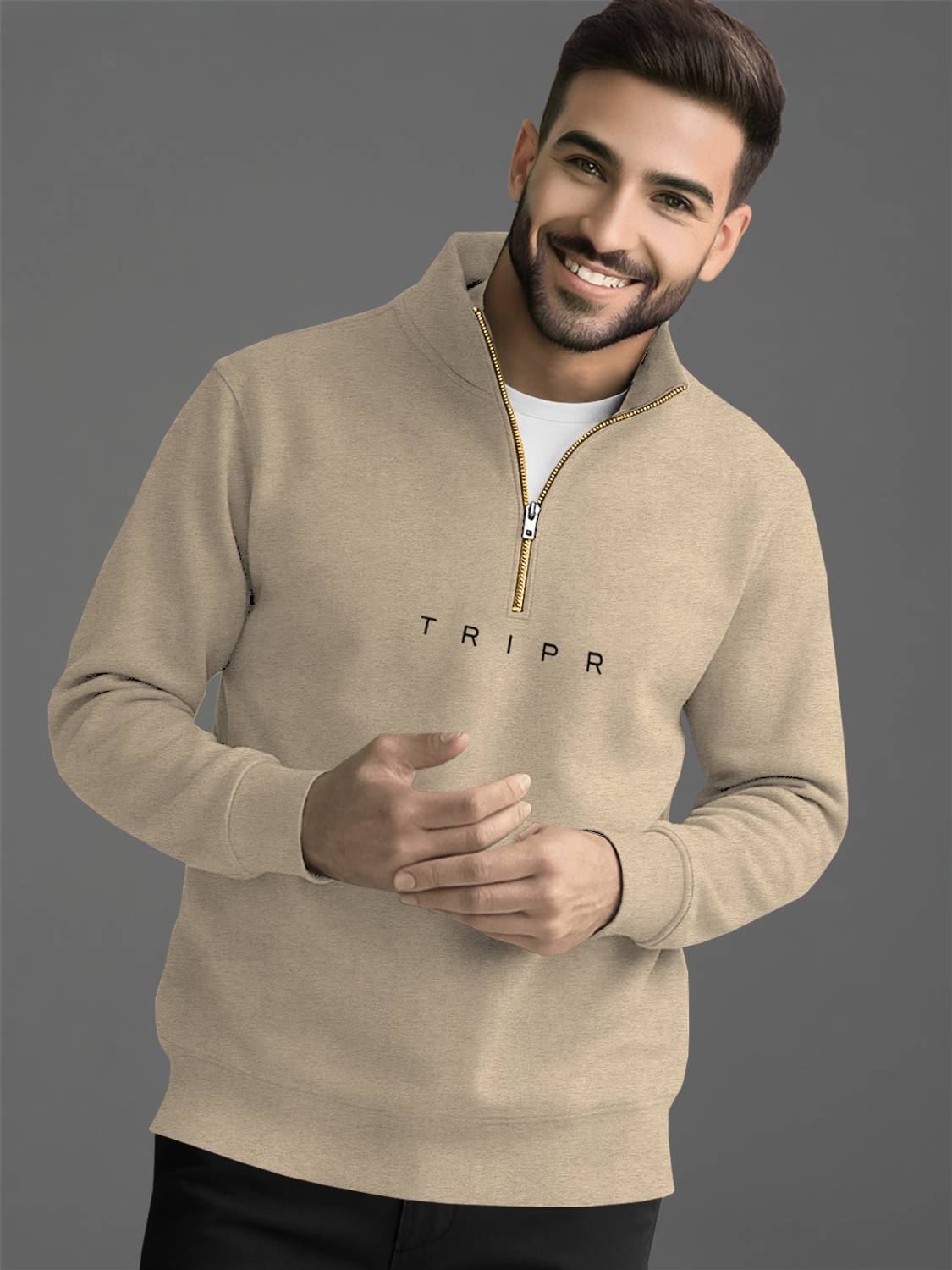 TRIPR Full Sleeve Printed Men Sweatshirt - Image 3