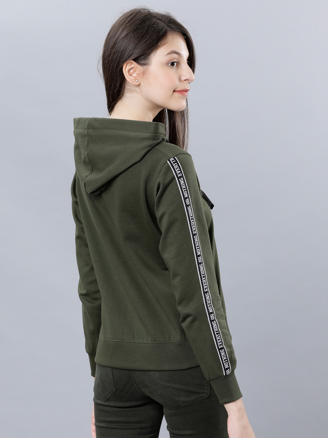 Image of Tokyo Talkies Full Sleeve Solid Women Sweatshirt