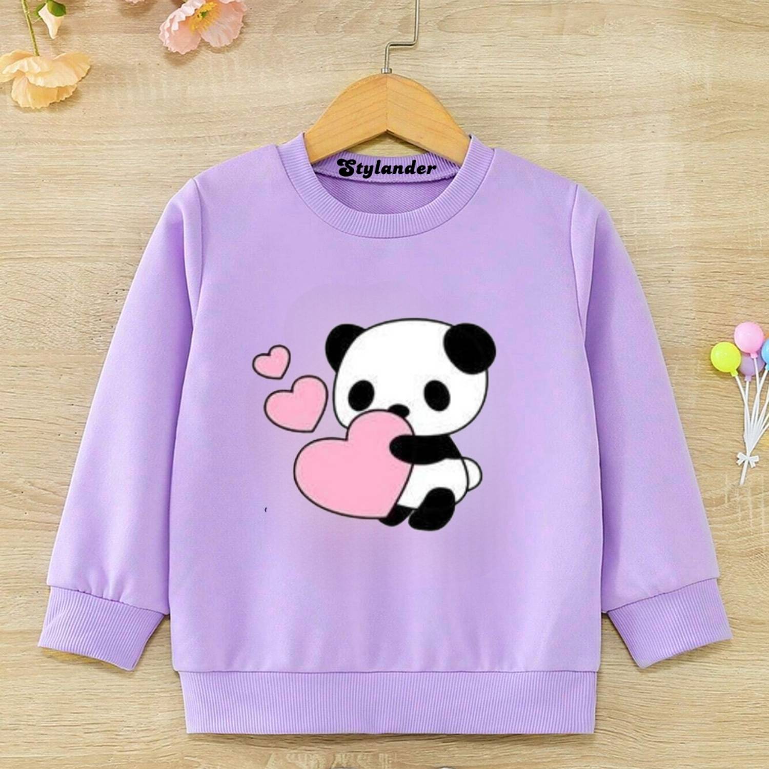Bellame Full Sleeve Printed Girls Sweatshirt