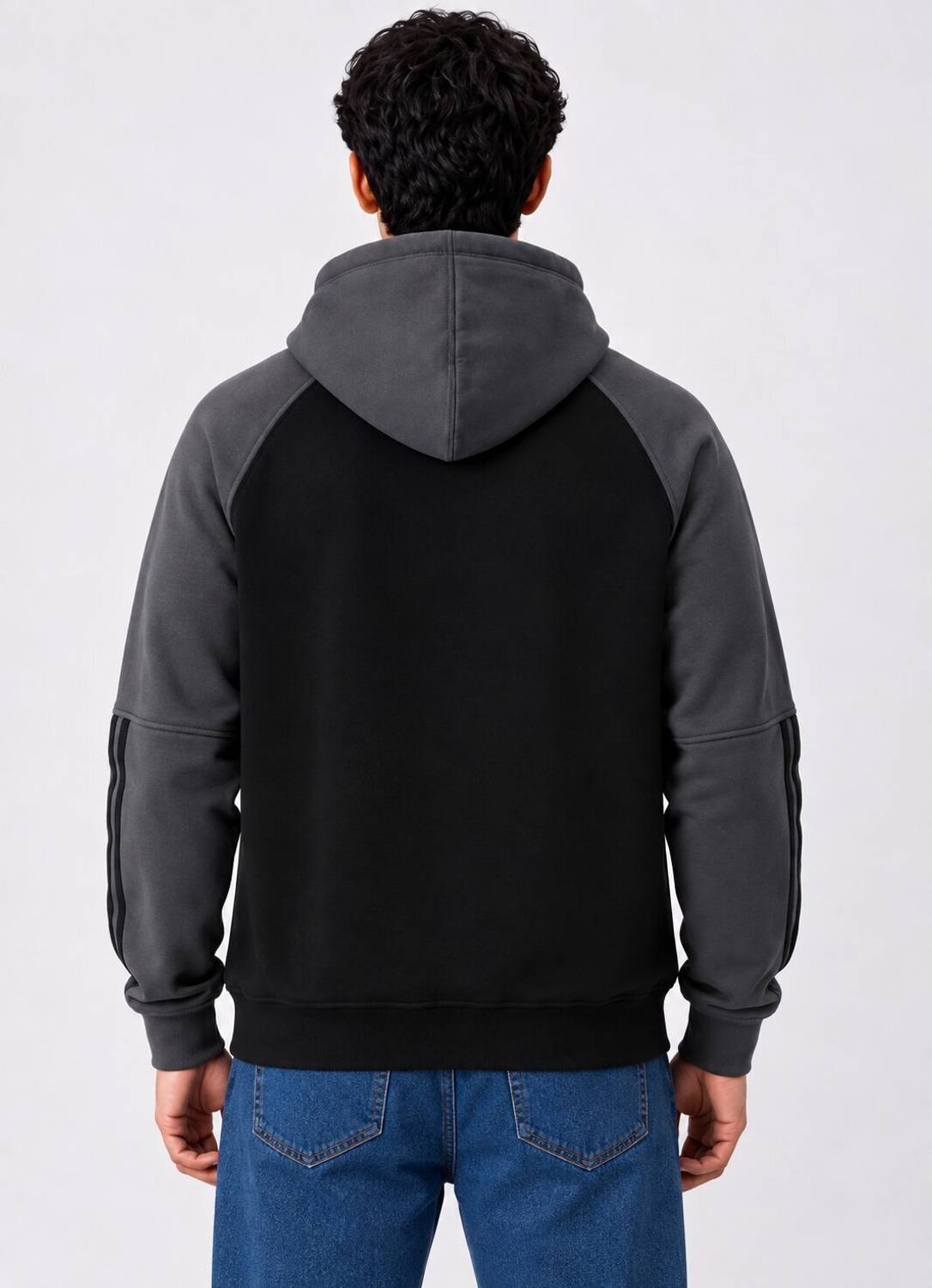 The Modern Soul Full Sleeve Color Block Men Sweatshirt - Image 2