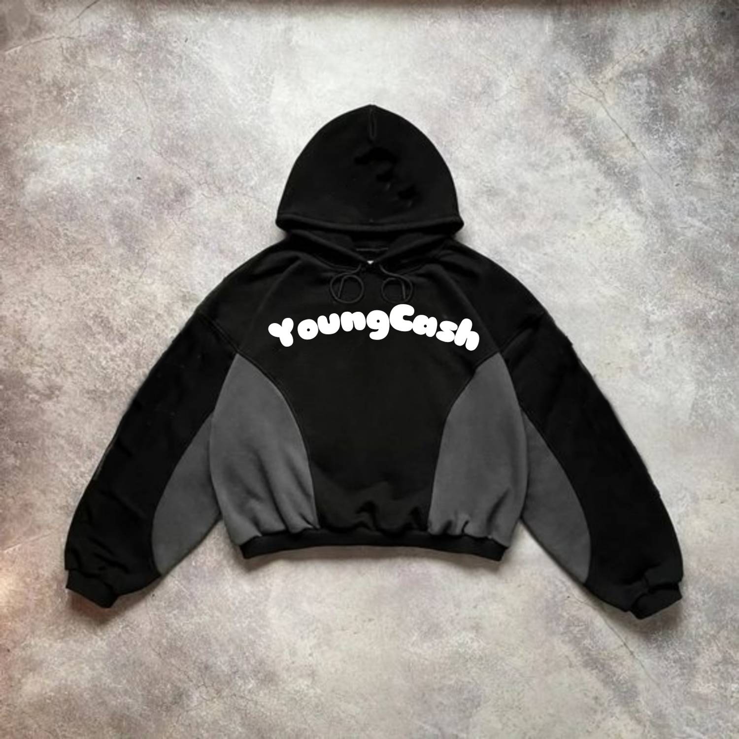 youngcash Full Sleeve Color Block Printed Sweatshirt