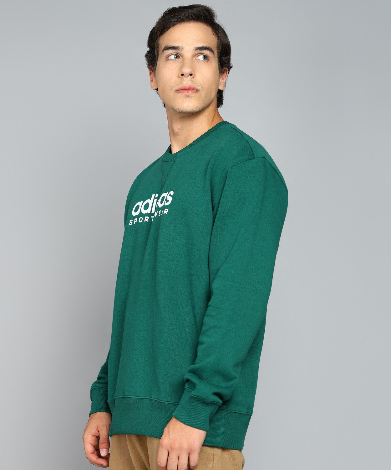 Image of ADIDAS Full Sleeve Printed Men Sweatshirt