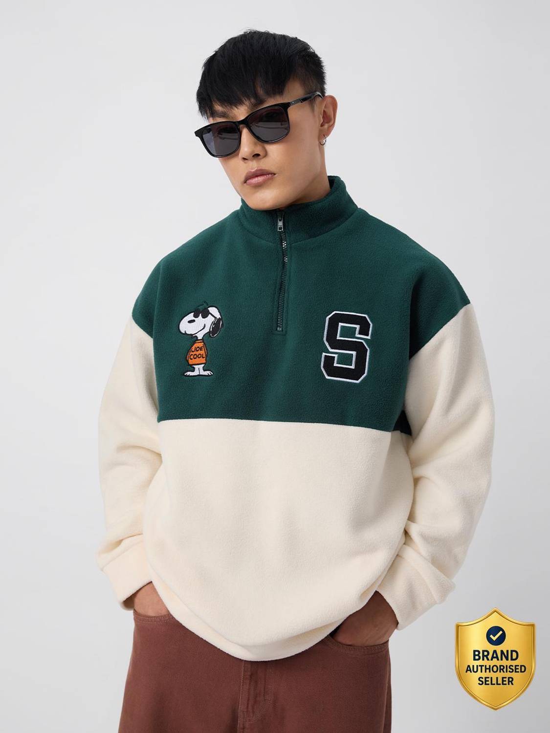 The Souled Store Men Full Sleeve Printed Sweatshirt - Image 1
