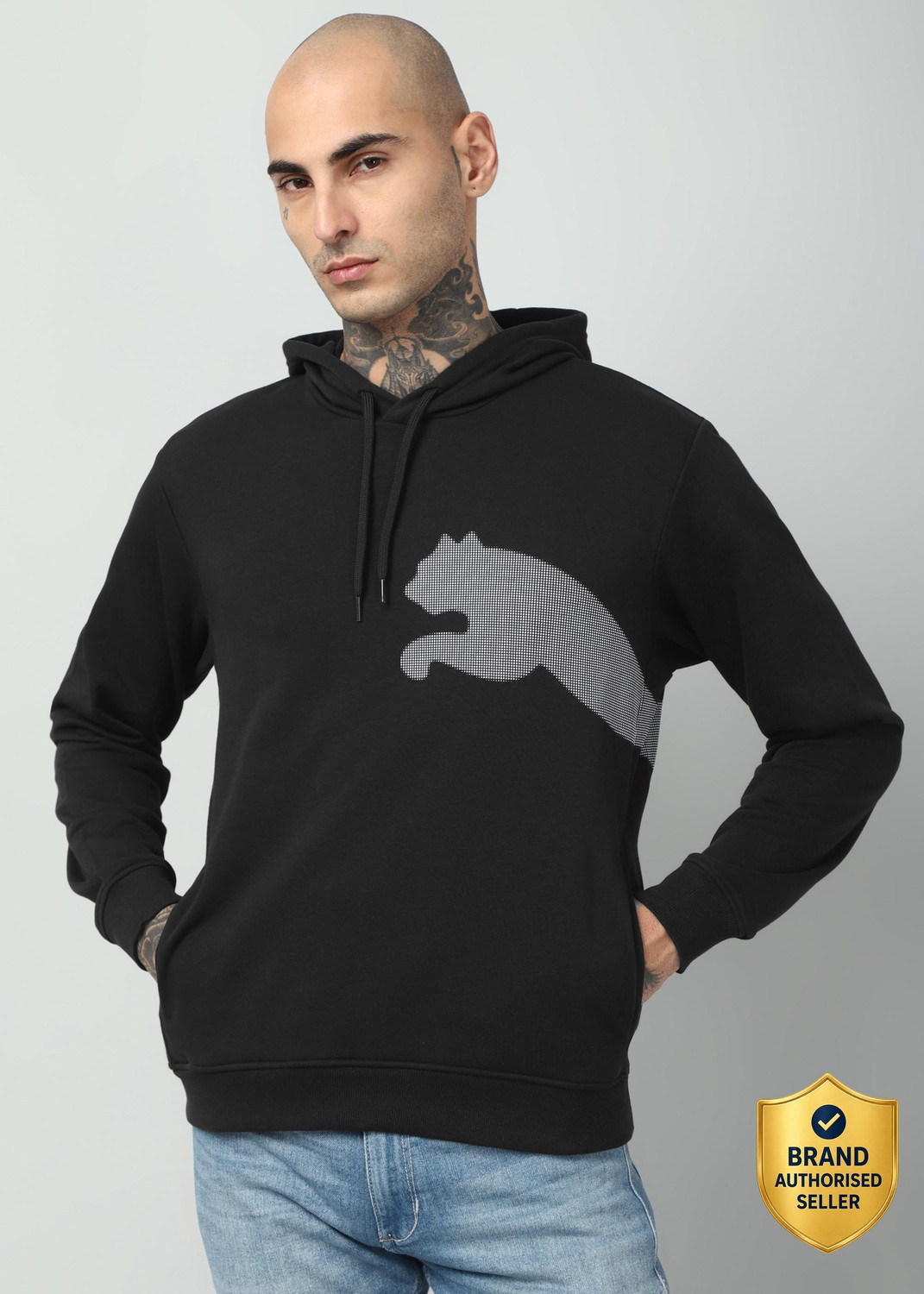 Image of PUMA Full Sleeve Solid Men Sweatshirt