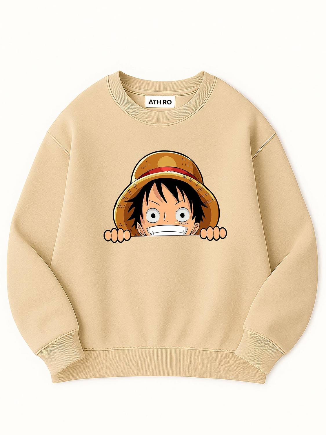 athro Full Sleeve Printed Men & Women Sweatshirt
