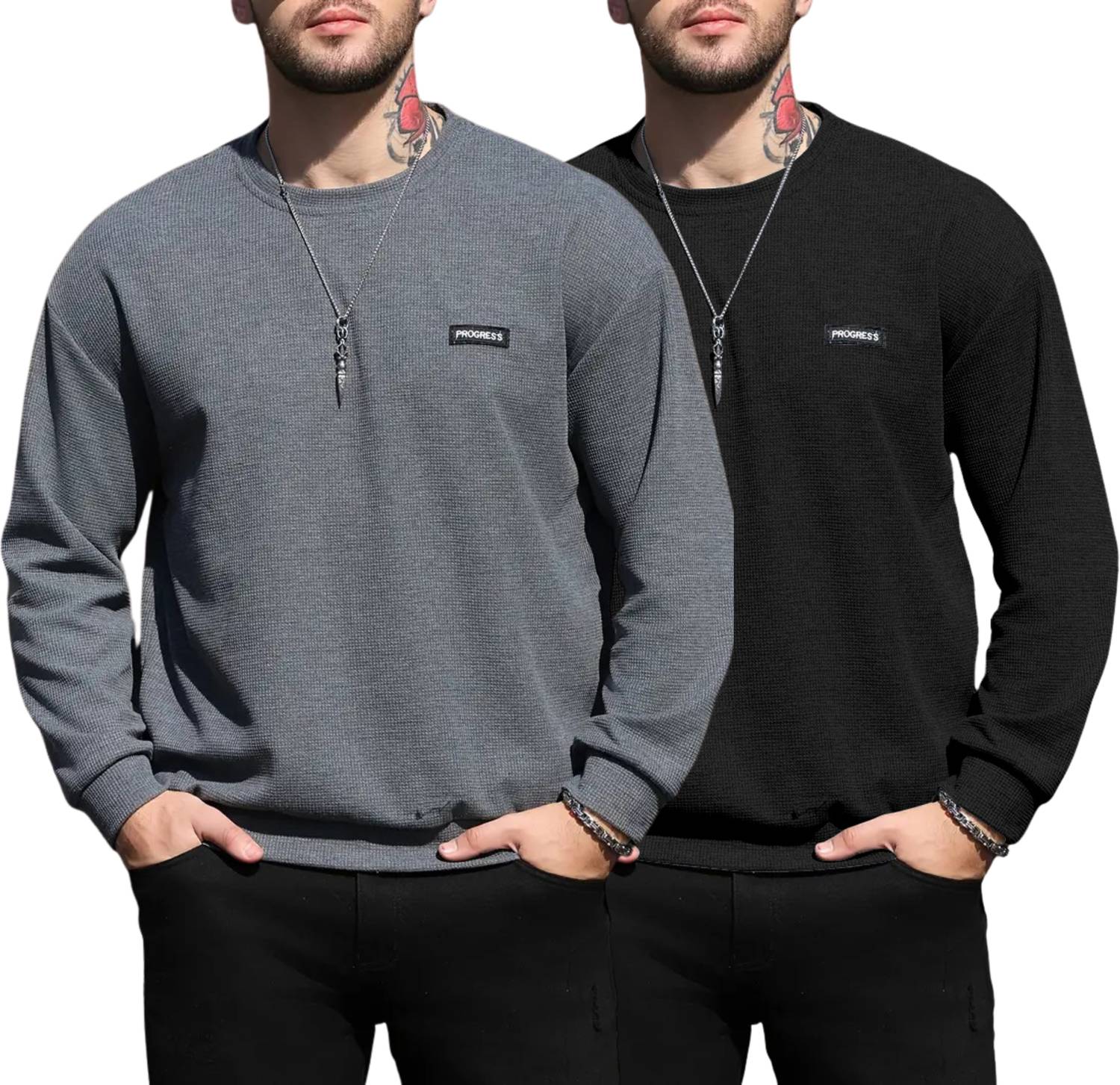 sti Full Sleeve Solid Men Sweatshirt - Image 1