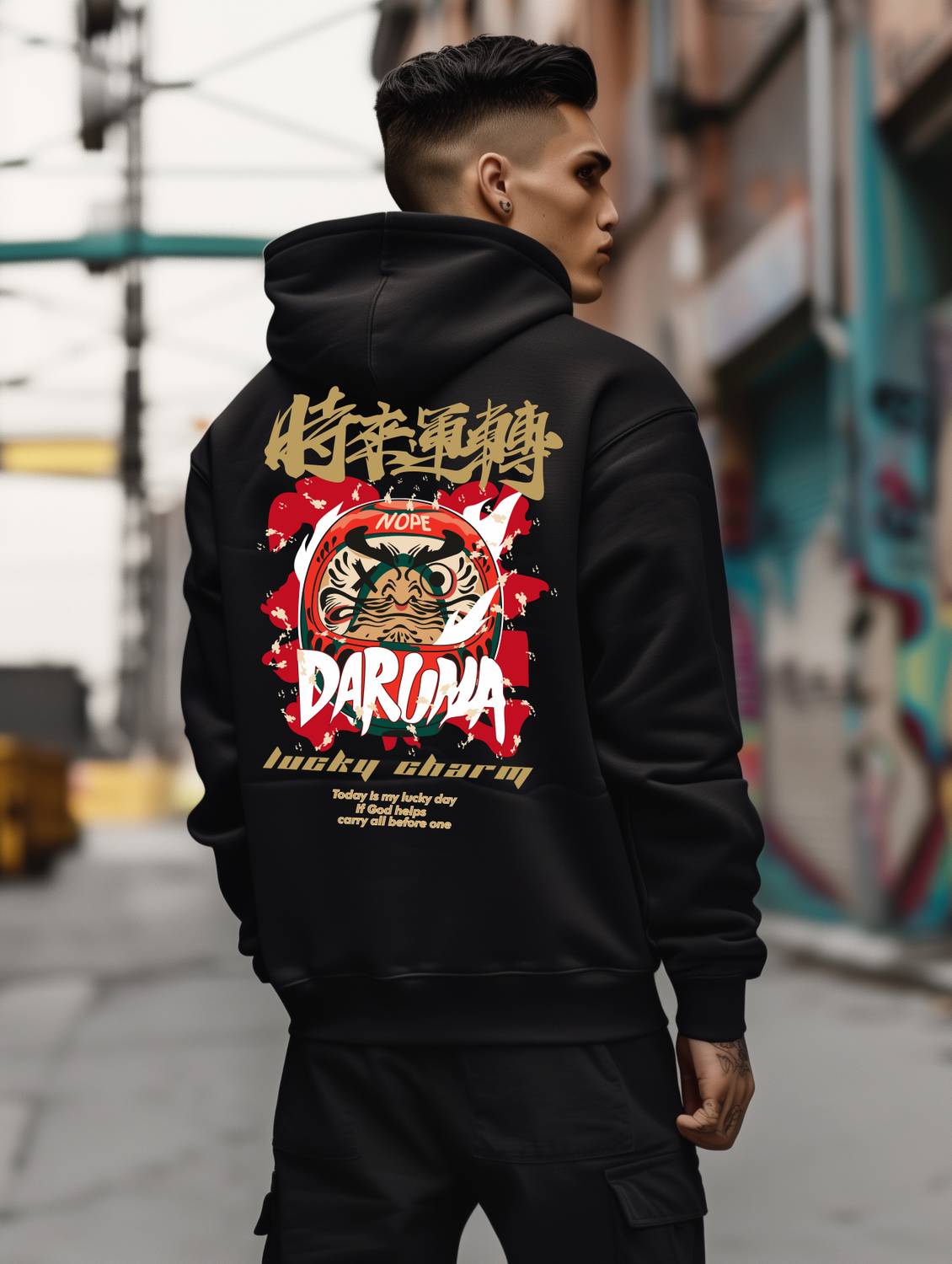 BUKKL Full Sleeve Graphic Print Men Sweatshirt