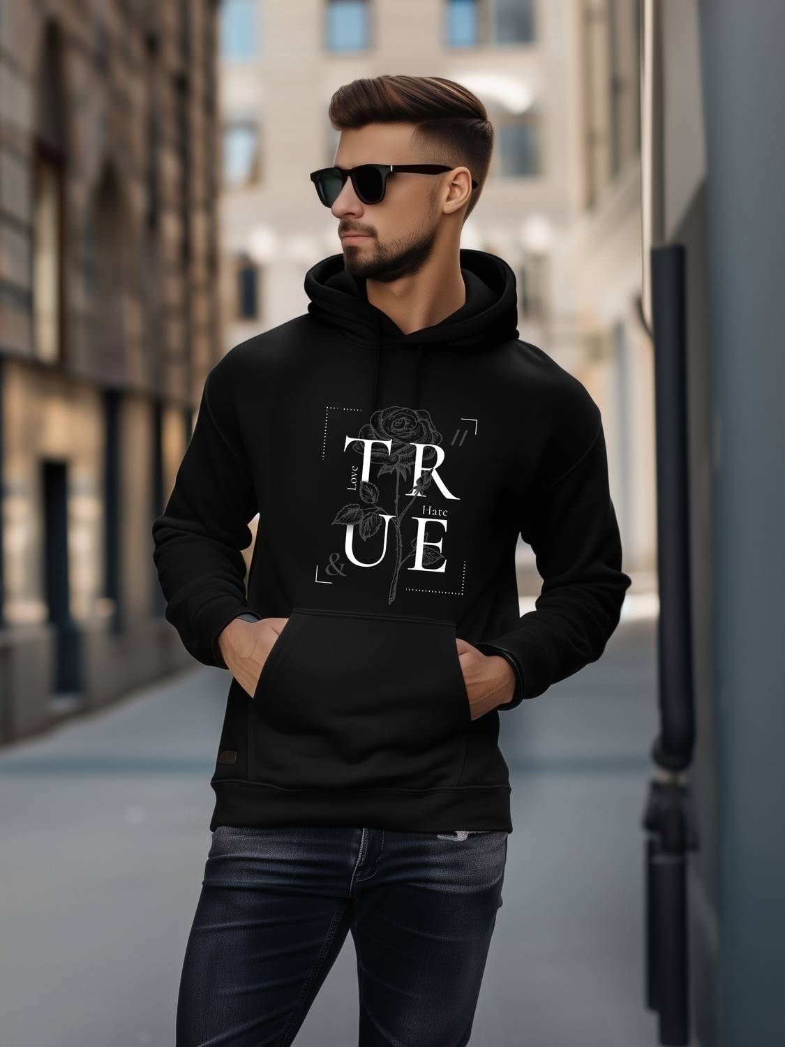 BUKKL Full Sleeve Graphic Print Men Sweatshirt