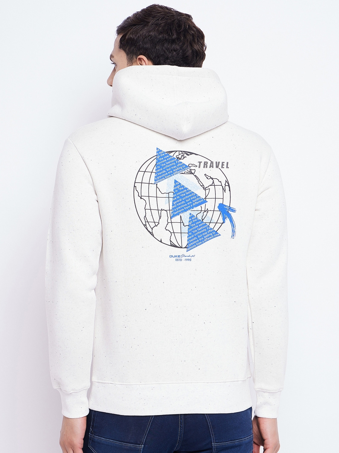 Image of DUKE Full Sleeve Printed Men Sweatshirt