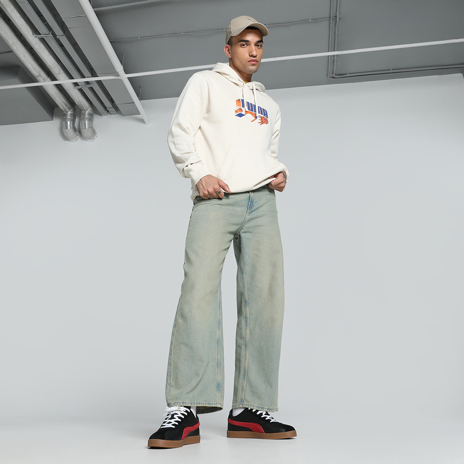Image of PUMA Full Sleeve Graphic Print Men Sweatshirt