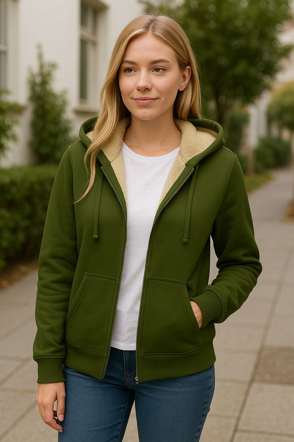 Image of GLOBENAUT Full Sleeve Solid Women Sweatshirt