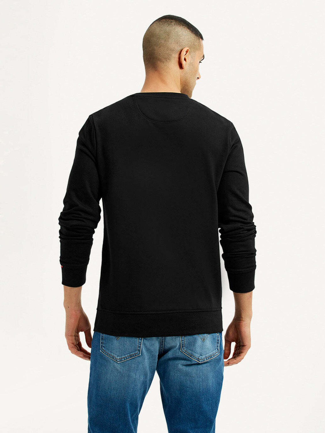 Image of LEVI'S Full Sleeve Graphic Print Men Sweatshirt