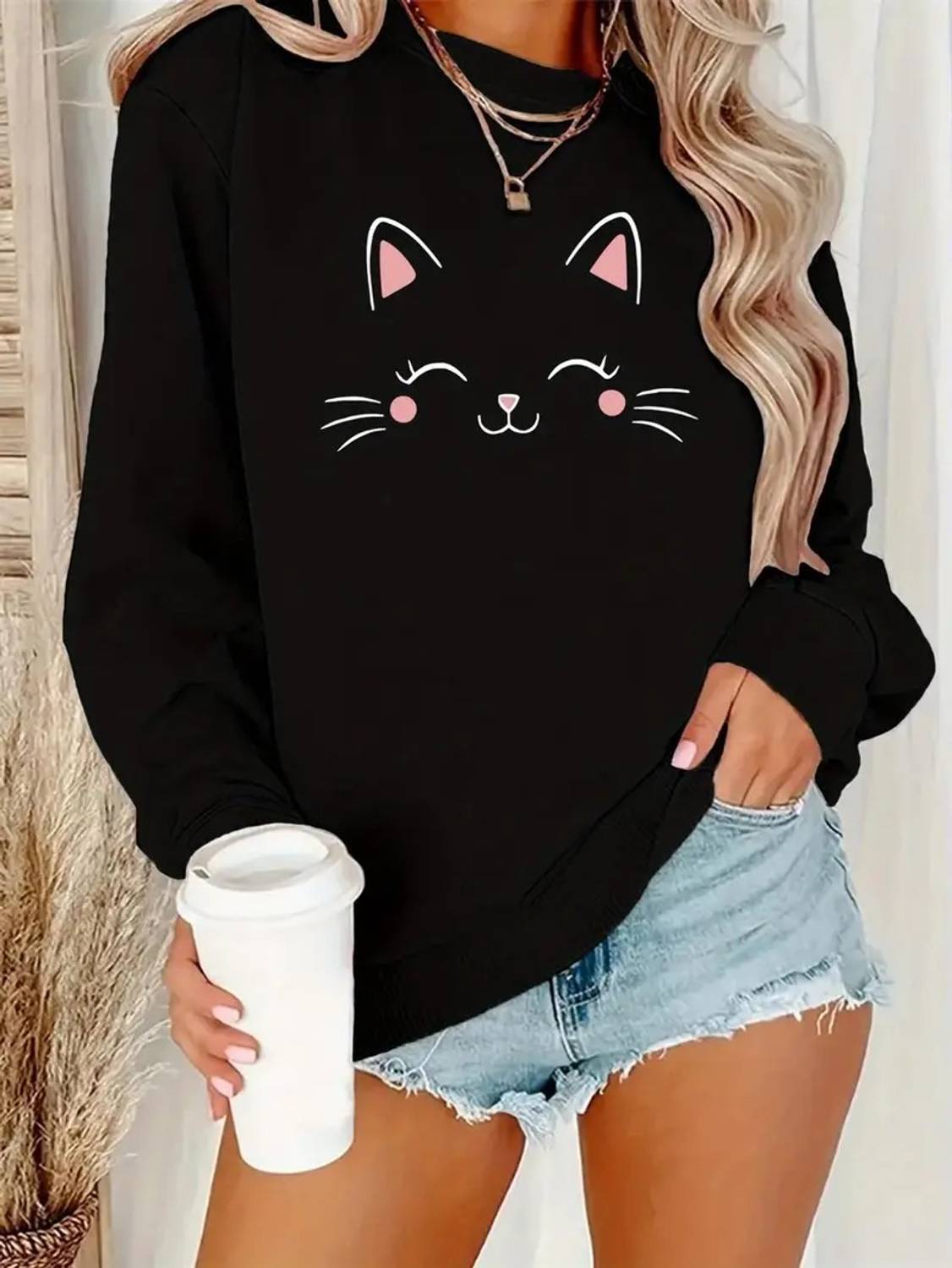 Adel Wear Full Sleeve Printed Women Sweatshirt
