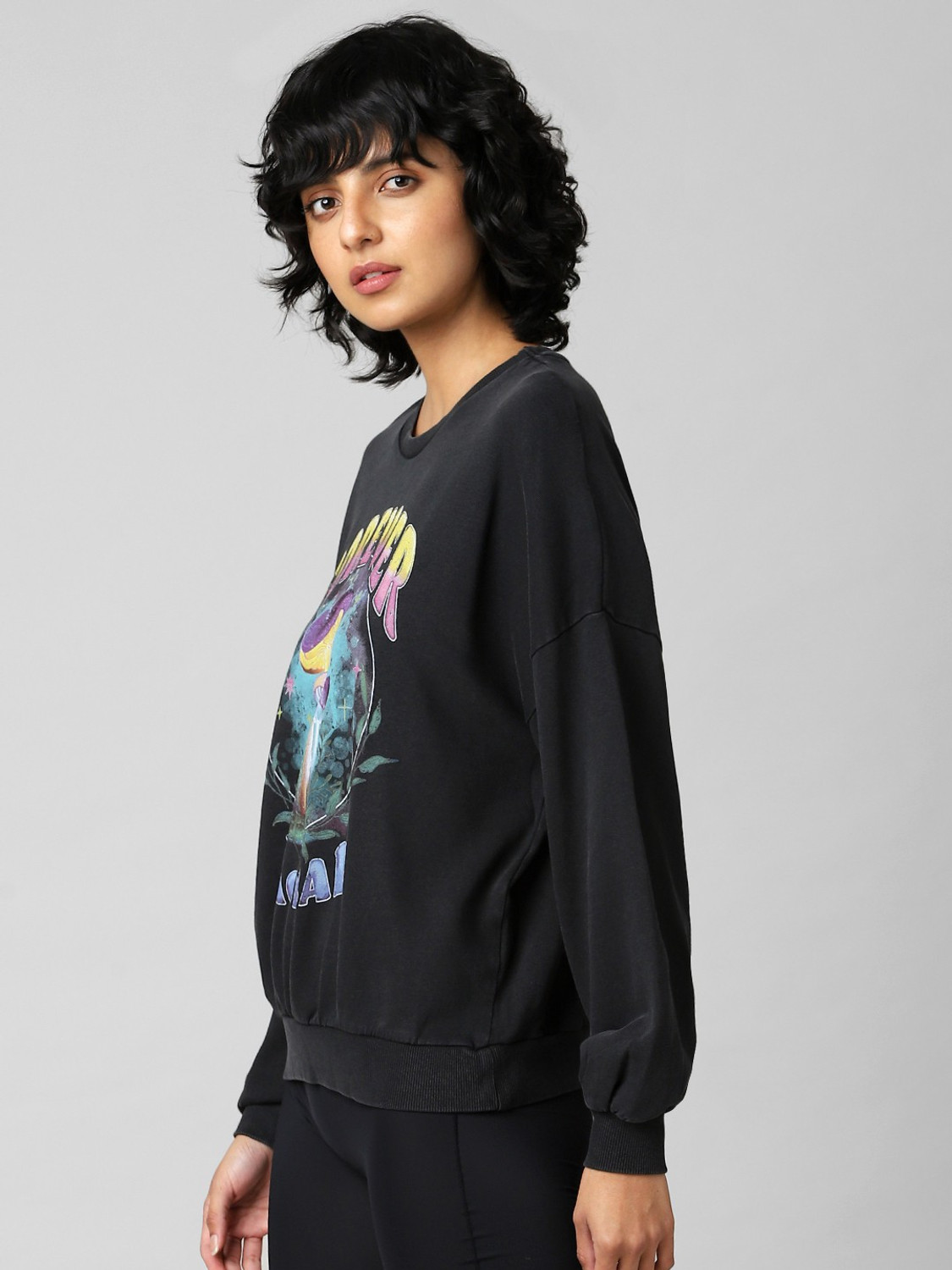Image of ONLY Full Sleeve Printed Women Sweatshirt