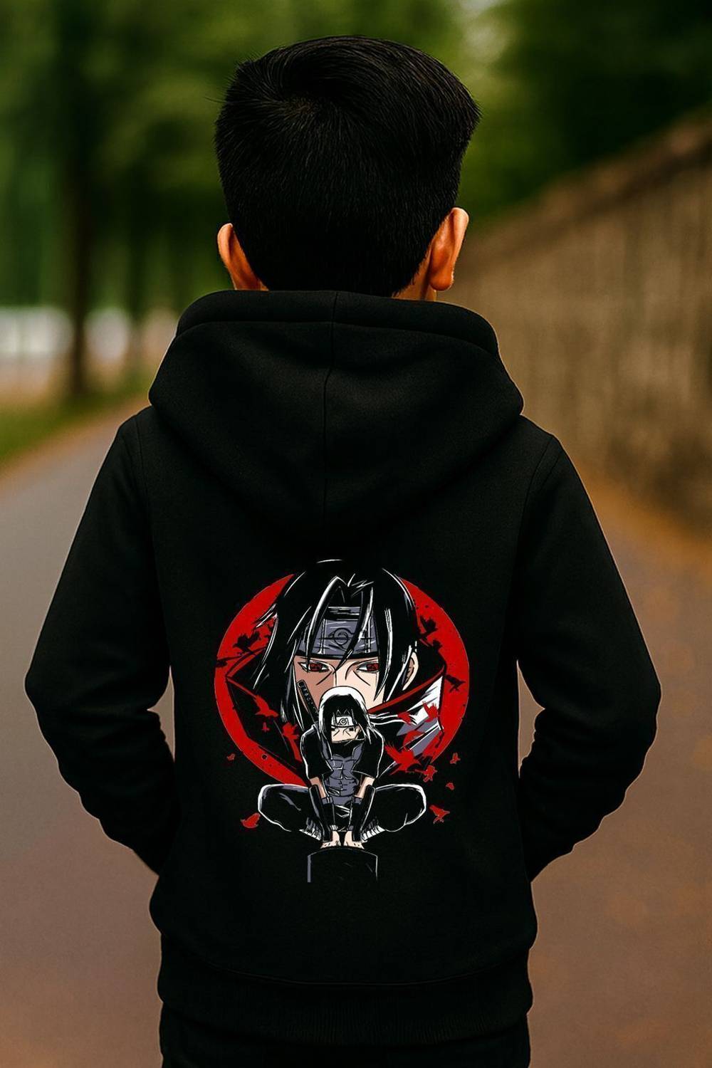 BHAIJI FASHION Boys Full Sleeve Printed Hooded Sweatshirt
