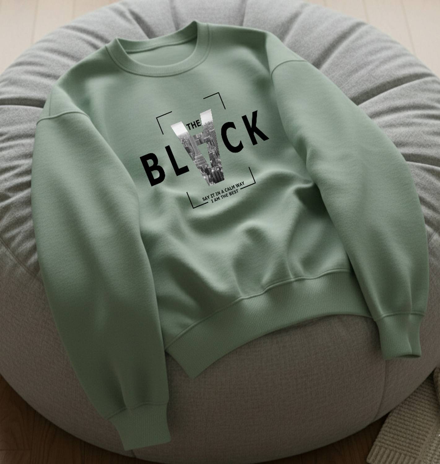 Attirea Full Sleeve Graphic Print Men & Women Sweatshirt