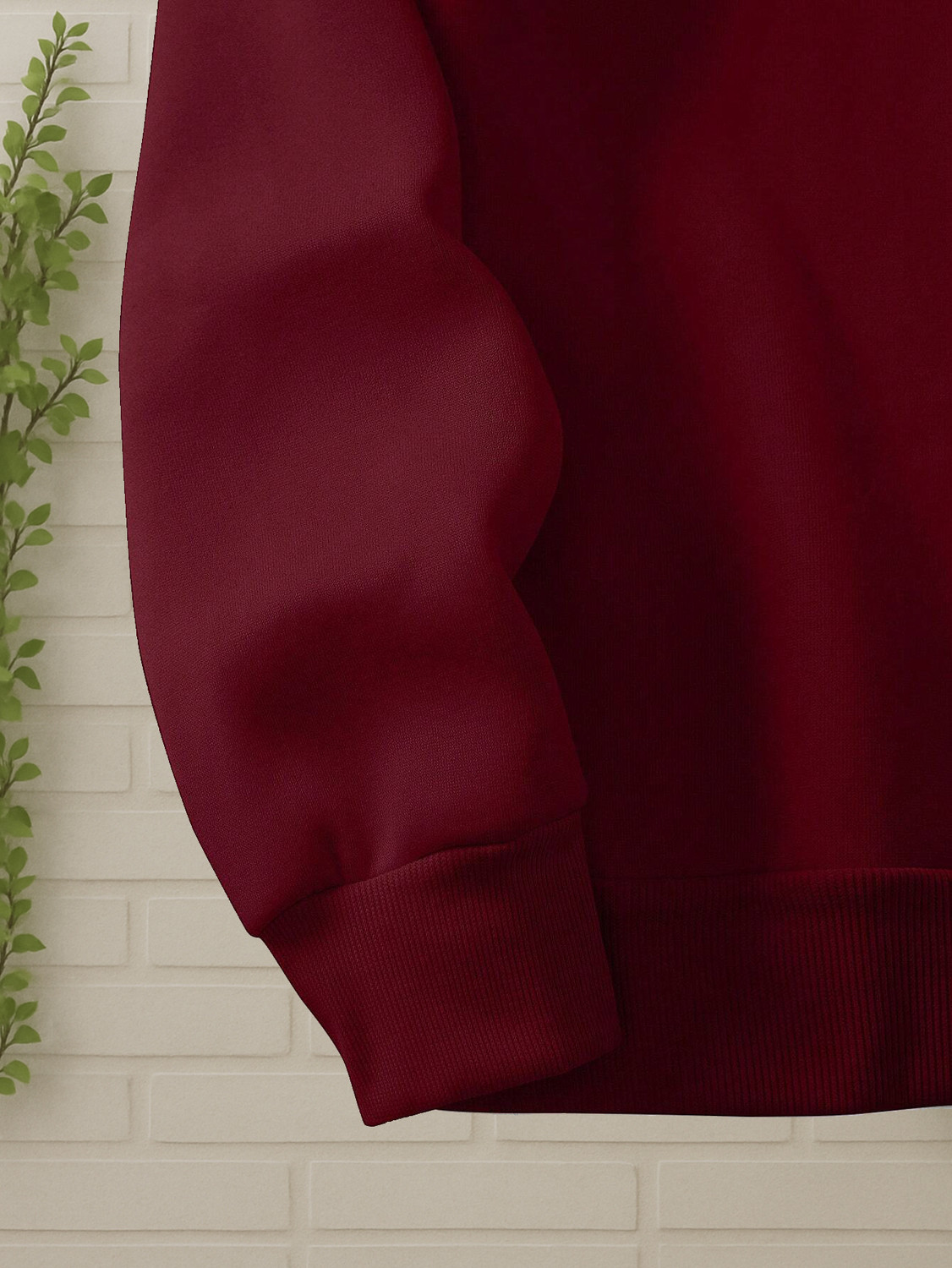Image of TeeWink Full Sleeve Solid Men Sweatshirt