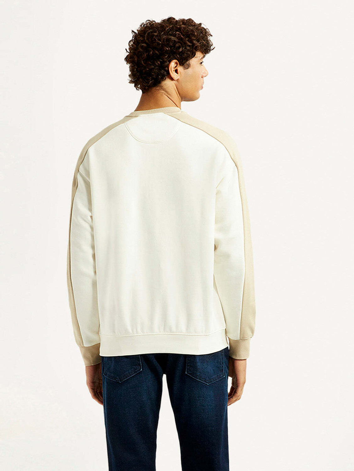 Image of LEVI'S Men Full Sleeve Color Block Sweatshirt