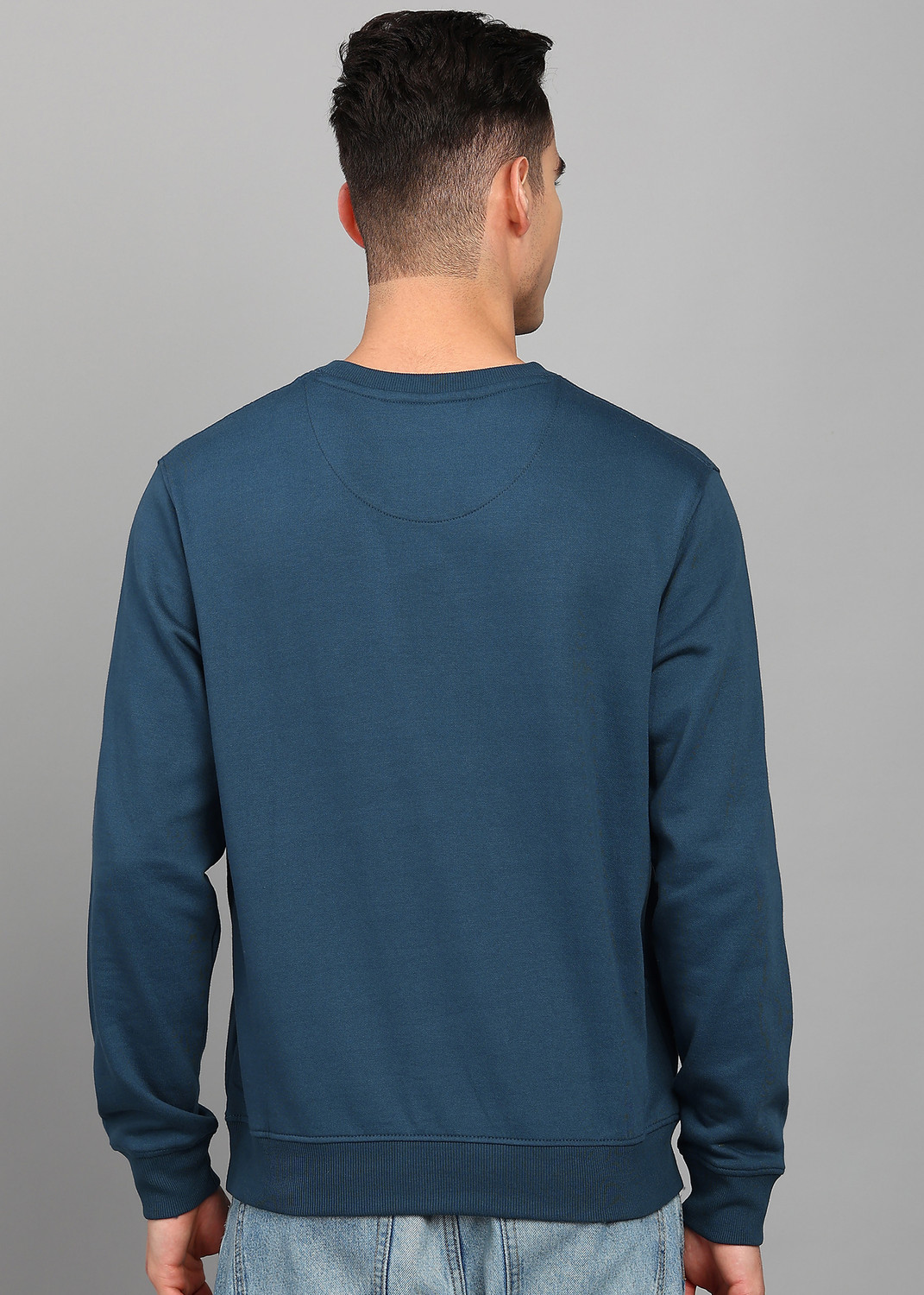Image of Raymond Men Full Sleeve Color Block Sweatshirt