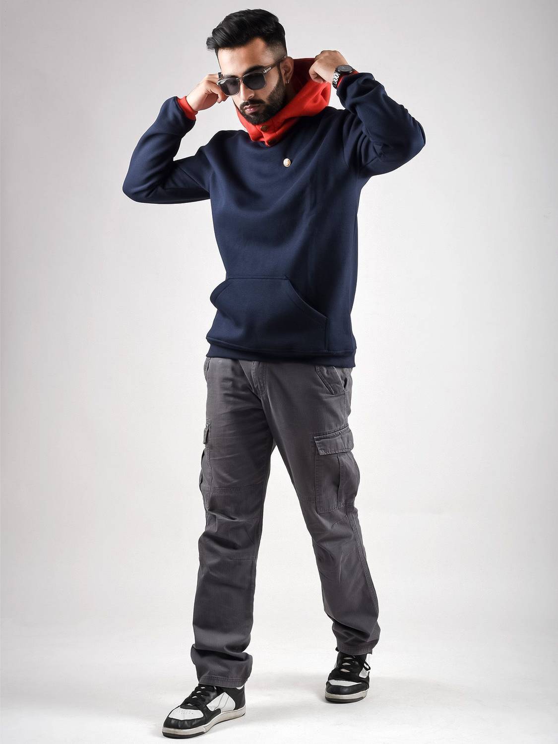 ComicSense Color Block Full Sleeve Sweatshirt - Image 5