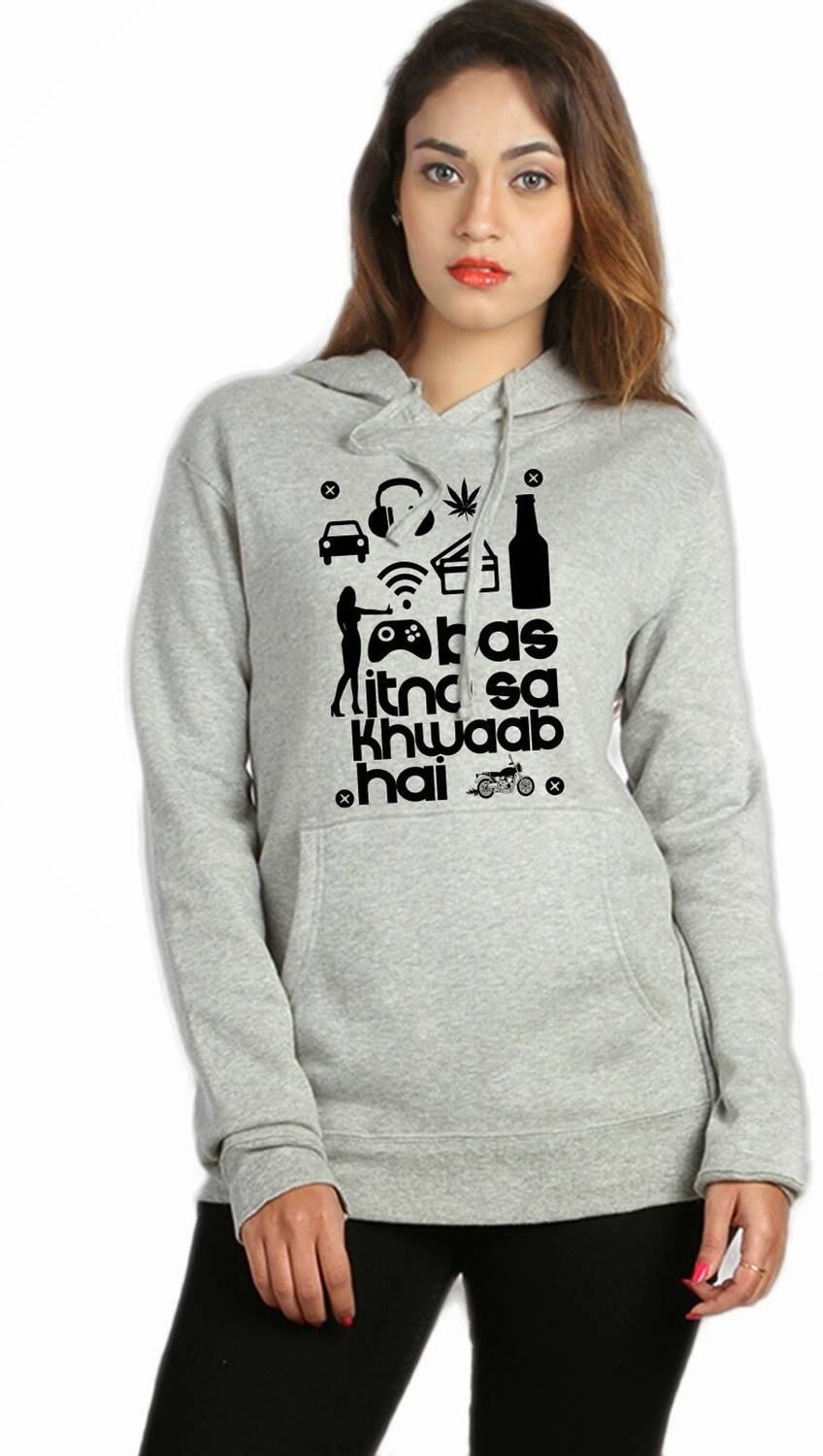 PINACOLADA Full Sleeve Printed Women Sweatshirt